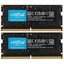 Оперативная память SODIMM Crucial [CT2K16G48C40S5] 32 ГБ [DDR5, 16 ГБx2 шт, 4800 МГц, PC38400, тайминги: 40-39-39]