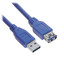 Кабель DEXP USB Type-A - USB Type-A синий [USB 3.2 Gen 1, форма - круглая, 1 шт]