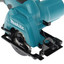 Пила дисковая Makita HS301DWME CXT 12V [2хАКБ, Øдиска - 85 мм, 1500 об/мин, глубина пропила - 25.5 мм, 1.7 кг]
