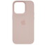 Накладка  Apple Silicone Case для Apple iPhone 14 Pro розовый [микрофибра, ТПУ]