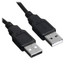 Кабель DEXP USB Type-A - USB Type-A черный [USB 2.0, форма - круглая, 1 шт]