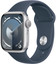 Смарт-часы Apple Watch Series 9 41 mm [корпус - серебристый, ремешок - синий, S/M, 1.69", OLED, 430x352, IP6X, Bluetooth, NFC, Wi-Fi, для iOS 17 и выше]