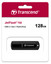 Память USB Flash 128 ГБ Transcend JetFlash 700 [TS128GJF700] [USB 3.2 Gen 1/USB Type-A, до 90 Мбайт/сек, монолит с колпачком, пластик]