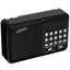 Радиоприемник Perfeo PALM черный [моно, дисплей, FM, подключение наушников, mini USB, питание - от аккумулятора, от сети]