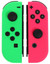 Игровой контроллер Nintendo Joy-Con Pair зеленый+розовый [для Nintendo Switch, подключение - проприетарный разъем, Bluetooth, виброотдача, питание от аккумулятора, по шине]