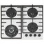 Газовая варочная поверхность Gorenje GTW642SYW [конфорок - 4 шт, решетки - чугун, панель - закаленное стекло, электроподжиг, газ-контроль, белый]