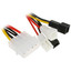 Переходник для блока питания FinePower Molex->4 x 2-pin [Molex - 2-pin (FAN 12V) x2, 2-pin (FAN 5V) x2]