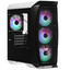 Корпус AeroCool Aero One Mini Frost [Aero One Mini Frost-G-WT-v1] белый [Mini-Tower, Micro-ATX, Mini-ITX, USB 3.2 Gen 1 Type-A, FRGB вентиляторы, 4 x 120 мм]