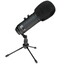 Микрофон DEXP U700 черный [проводной, настольный, -36 дБ, от 30 Гц до 18000 Гц, кабель - 180 см, jack 3.5 мм, USB Type-B]