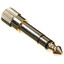 Адаптер   DEXP jack 6.3 мм - jack 3.5 мм золотистый [Male - Female]
