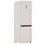 Холодильник с морозильником   Midea MDRB521MIE33OD бежевый [360 л, внешнее покрытие-металл, размораживание - No Frost, дисплей, 59.5 см х 201.8 см х 66 см]