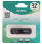 Память USB Flash 32 ГБ Apacer AH333 [AP32GAH333B-1] [USB 2.0/USB Type-A, монолит с колпачком, пластик]