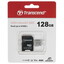 Карта памяти Transcend 300S microSDXC 128 ГБ [TS128GUSD300S-A] [A1, UHS Class 3, Video Class 30, запись - 45 Мбайт/сек, чтение - 95 Мбайт/сек]