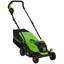 Газонокосилка аккумуляторная GreenWorks GD24LM33K4 24V [4 А*ч, 1хАКБ, с ЗУ, 3550 об/мин, 30 л, 93 дБ, от 25 мм до 70 мм, ширина - 330 мм]