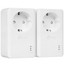 Адаптер PowerLine TP-Link TL-PA7017P kit [1000 Мбит/с, в комплекте - 2 шт]