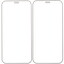Защитное стекло Aceline для экрана Apple iPhone 12 mini [2.5D, олеофобное покрытие, цвет рамки - черный, в комплекте: 2 шт]