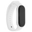 Ремешок Aceline для Xiaomi Mi Smart Band 5/ 6/ Amazfit Band 5 белый [классический, спортивный, застежка - pin-and-tuck, силикон, 1 шт]