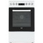 Электрическая плита Beko FSM57300GW белый [поверхность - стеклокерамика, конфорок - 4 шт, духовка - 55 л, гриль, 85 см x 50 см x 60 см]