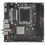 Материнская плата ASRock H610M-ITX/ac [LGA 1700, Intel H610, 2xDDR4-3200 МГц, 1xPCI-Ex16, 1xM.2, Mini-ITX]