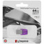 Память OTG USB Flash 64 ГБ Kingston DataTraveler MicroDuo 3C [DTDUO3CG3/64GB] [USB 3.2 Gen 1/USB Type-A, USB Type-C, до 200 Мбайт/сек, поворотный (флип), металл, пластик]