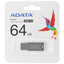 Память USB Flash 64 ГБ ADATA UV355 [AUV355-64G-RBK] [USB 3.2 Gen 1/USB Type-A, до 100 Мбайт/сек, монолит, металл]