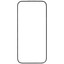 Защитное стекло Aceline для экрана Apple iPhone 15 [2.5D, олеофобное покрытие, цвет рамки - черный, в комплекте: 1 шт]