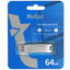 Память OTG USB Flash 64 ГБ Netac U782C [NT03U782C-064G-30PN] [USB 3.2 Gen 1/USB Type-A, USB Type-C, поворотный (флип), металл]