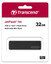 Память USB Flash 32 ГБ Transcend JetFlash 780 [TS32GJF780] [USB 3.2 Gen 1/USB Type-A, до 400 Мбайт/сек, монолит с колпачком, пластик]