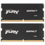 Оперативная память SODIMM Kingston FURY Impact [KF548S38IBK2-32] 32 ГБ [DDR5, 16 ГБx2 шт, 4800 МГц, PC38400, тайминги: 38-38-38]