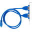 Плата расширения ORIENT C087 [подключение: USB 3.2 Gen1 (19 pin), разъемы: 2 x USB 3.2 Gen 1 Type-A]