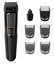 Триммер Philips MG3720/15 черный [длина стрижки до 9 мм, установок длины - 8, насадок - 7 шт, питание - от аккумулятора]