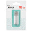 Память USB Flash 16 ГБ Mirex Unit [13600-FMUUSI16] [USB 2.0/USB Type-A, монолит с колпачком, металл]