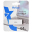 Память USB Flash 64 ГБ Netac U185 [NT03U185N-064G-20WH] [USB 2.0/USB Type-A, монолит с колпачком, пластик]