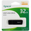 Память USB Flash 32 ГБ Apacer AH355 [AP32GAH355B-1] [USB 3.2 Gen 1/USB Type-A, монолит с колпачком, пластик]