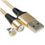 Кабель DEXP micro USB-B - USB Type-A золотистый [USB 2.0, форма - круглая, оплетка - нейлоновая, 2.1 А, 10.5 Вт, металлический корпус разъемов, 1 шт]