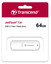 Память USB Flash 64 ГБ Transcend JetFlash 730 [TS64GJF730] [USB 3.2 Gen 1/USB Type-A, до 80 Мбайт/сек, монолит с колпачком, пластик]