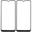 Защитное стекло Aceline для экрана Samsung Galaxy A01/ M01 [2.5D, олеофобное покрытие, цвет рамки - черный, в комплекте: 2 шт]