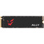 1024 ГБ M.2 NVMe накопитель ARDOR GAMING Ally ALG41288 [PCIe 4.0 x4, чтение - 7400 Мбайт/сек, запись - 6400 Мбайт/сек, 3 бит TLC, NVM Express, TBW - 1000 ТБ]