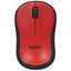 Мышь беспроводная Logitech M220 SILENT [910-004897] красный [1000 dpi, светодиодный, USB Type-A, кнопки - 3]