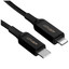 Кабель ACEFAST Lightning 8-pin - USB Type-C черный [форма - круглая, оплетка - нейлоновая, 3 А, 30 Вт, металлический корпус разъемов, 1 шт]