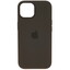 Накладка  Apple Silicone Case для Apple iPhone 15 серый [микрофибра, ТПУ]