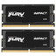 Оперативная память SODIMM Kingston FURY Impact [KF556S40IBK2-64] 64 ГБ [DDR5, 32 ГБx2 шт, 5600 МГц, PC44800, тайминги: 40-40-40]