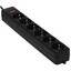 Сетевой фильтр DEXP Standard 630B черный [розетки - 6, 10 А, 2400 Вт, кабель - 3 м]