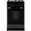 Комбинированная плита Gefest GE 553044 черный [конфорок газовых - 4 шт, духовка - 55 л, покрытие - стеклокерамика, электроподжиг, газ-контроль конфорок]