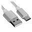 Кабель DEXP USB Type-C - USB Type-A серый [USB 2.0, форма - круглая, оплетка - нейлоновая, 2 А, металлический корпус разъемов, 1 шт]
