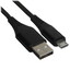 Кабель DEXP micro USB-B - USB Type-A черный 1 м [форма - круглая, оплетка - ПВХ, 2 А, 10 Вт, металлический корпус разъемов, 1 шт]