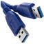 Кабель DEXP USB Type-A - USB Type-A синий [USB 3.2 Gen 1, форма - круглая, 1 шт]