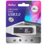 Память USB Flash 16 ГБ Netac U351 [NT03U351N-016G-30BK] [USB 3.2 Gen 1/USB Type-A, монолит с колпачком, металл]