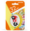 Память USB Flash Smartbuy Wild [Type-A, 2.0, 32 Gb, резина, "Мотобайк"] [USB 2.0/USB Type-A, монолит с колпачком, резина]