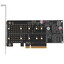 Внутренний адаптер для накопителя ORIENT C303E2 [PCI-E x16, PCI-E x8 - M.2 (ключ M)]